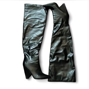 Black Women's thigh high Boots